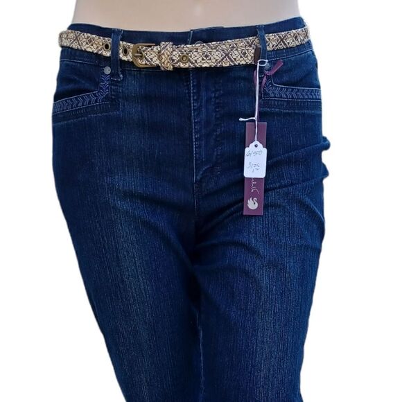 615019....Gloria Vanderbilt Crop Jeans Size  12, W30" 16"Inseam 10"Rise - Picture 1 of 8